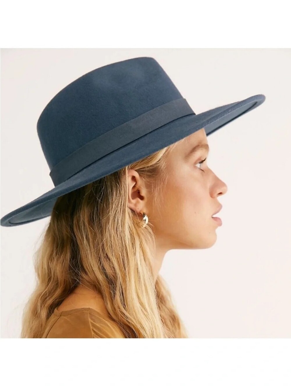 Free People Beaumont Suede Band Felt Hat
